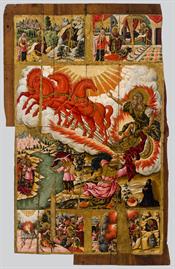 The Ascension of the Prophet Elijah and scenes from his life