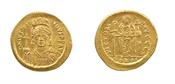 Χρυσό νόμισμα (σόλιδος) του αυτοκράτορα Ιουστινιανού Α'