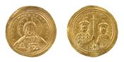 Histamenon (gold coin) issued by the Emperor Basil II