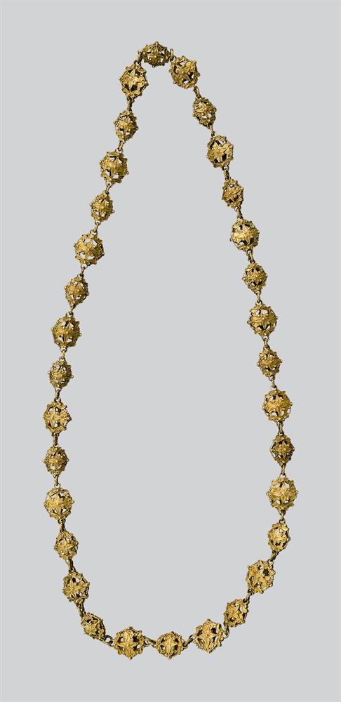 Golden necklace