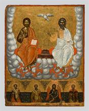 Αγία Τριάδα και άγιοι